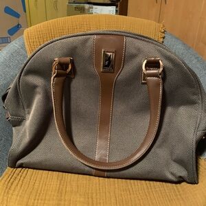 Brown and Tan Handbag